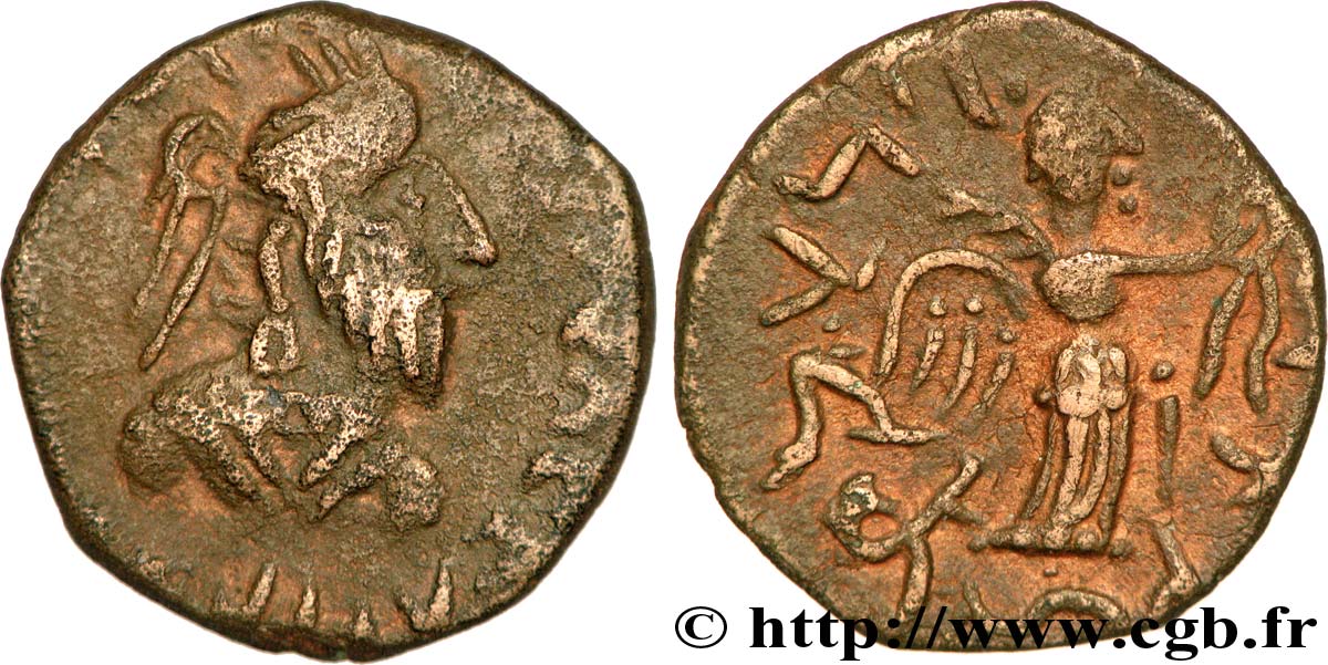 INDO-PARTHIA - INDO-PARTHIAN KINGDOM - GONDOPHARES Tétradrachme, (MB, Æ 23) VF