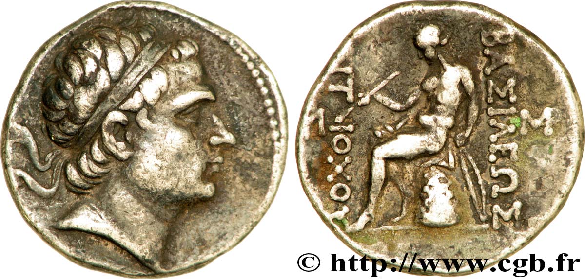 SYRIA - SELEUKID KINGDOM - ANTIOCHUS III THE GREAT Tétradrachme XF