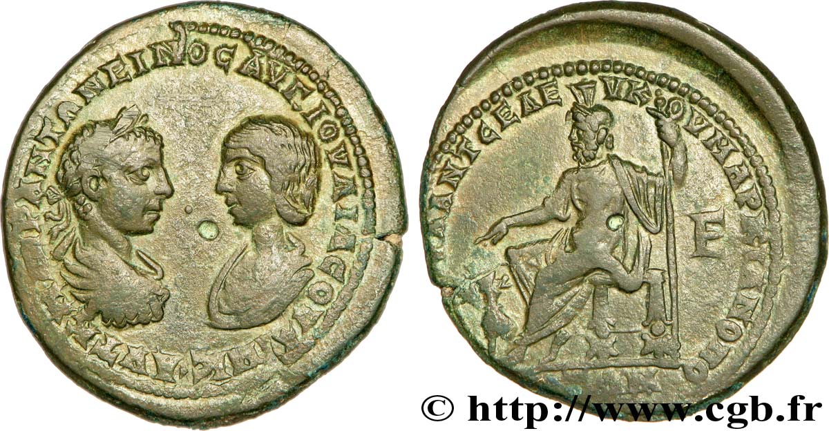 ÉLAGABAL et JULIA SOÉMIAS Pentassaria, (GB, Æ 30)  TTB+