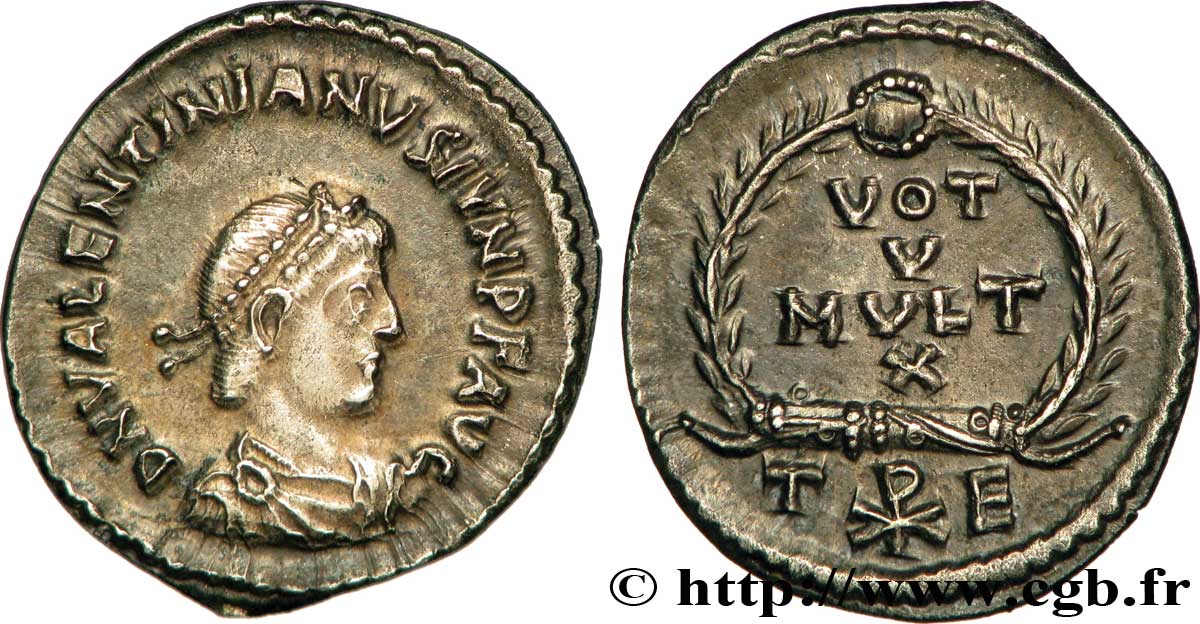 VALENTINIAN II Silique MS