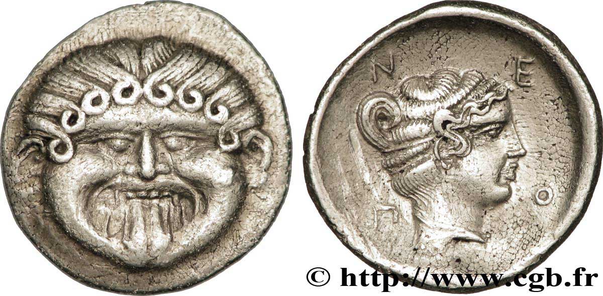 MAKEDONIEN - NEAPOLIS Hemidrachme VZ