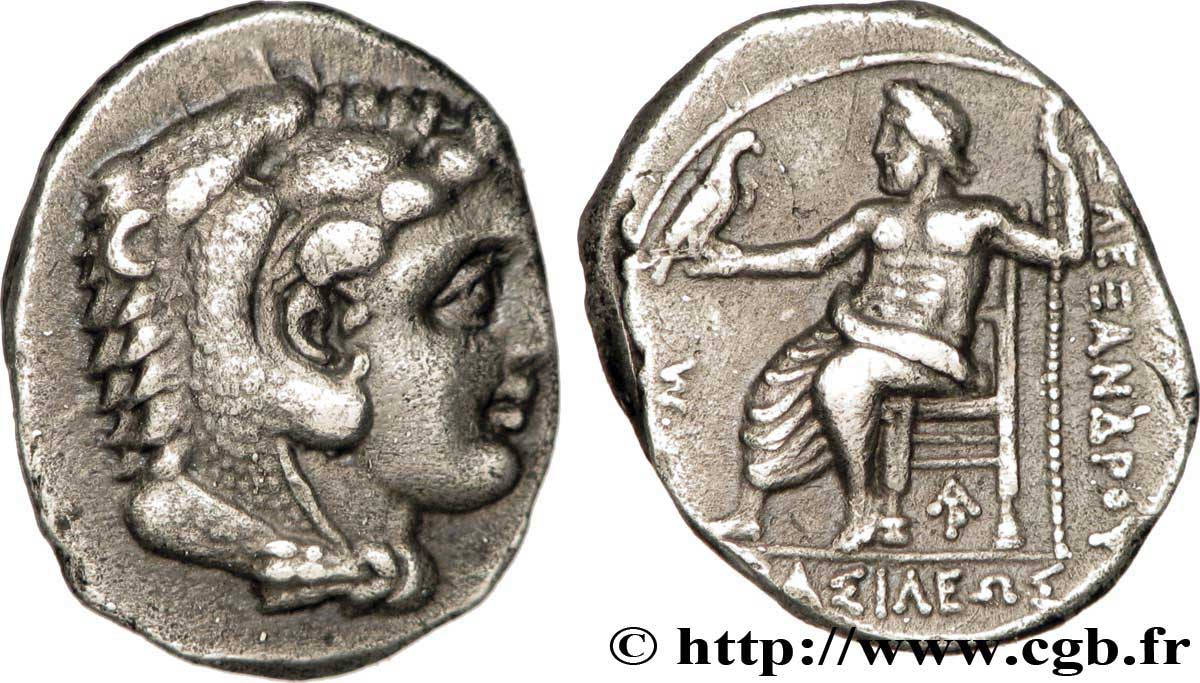 MACEDONIA - REINO DE MACEDONIA - ALEJANDRO III EL GRANDE Hemidrachme EBC