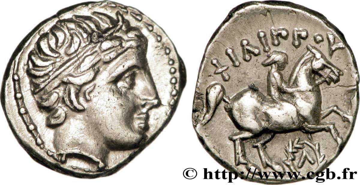 MACEDONIA - MACEDONIAN KINGDOM - PHILIP III ARRHIDAEUS Tetrobole MS