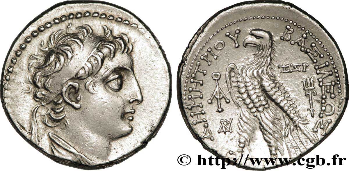 SYRIA - SELEUKID KINGDOM - DEMETRIUS II NIKATOR Tétradrachme MS