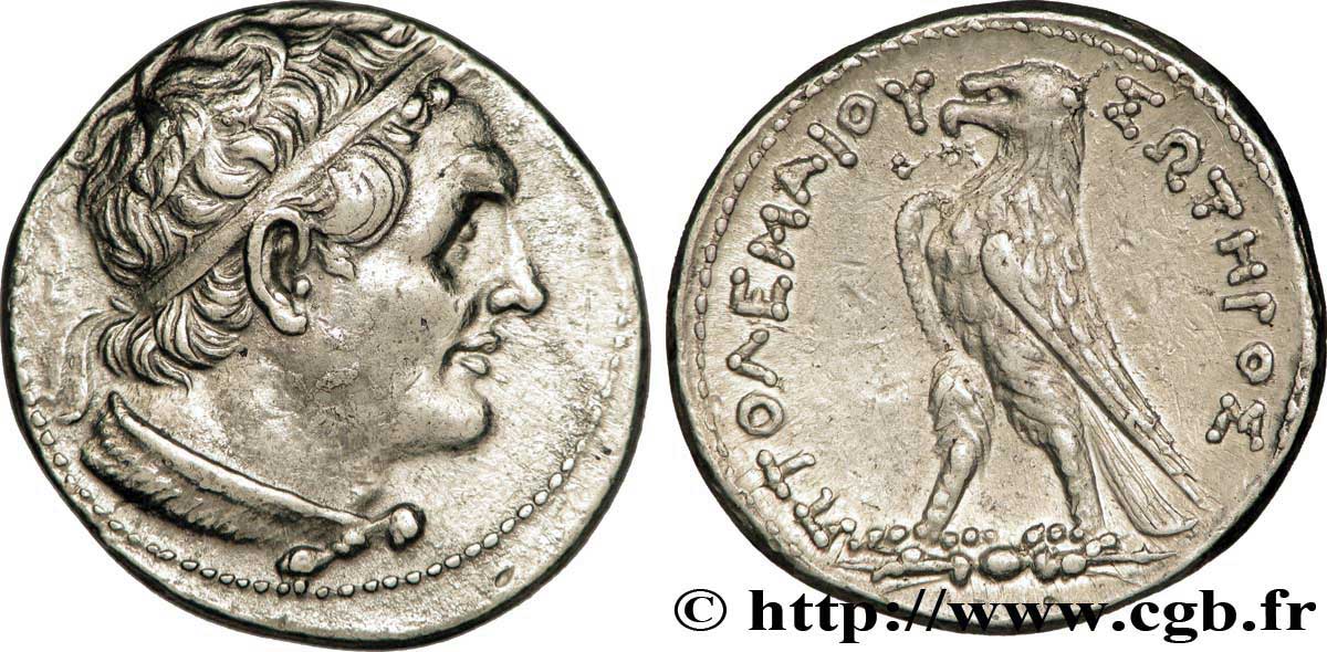 EGYPT - LAGID OR PTOLEMAIC KINGDOM - PTOLEMY IV PHILOPATOR Tétradrachme AU