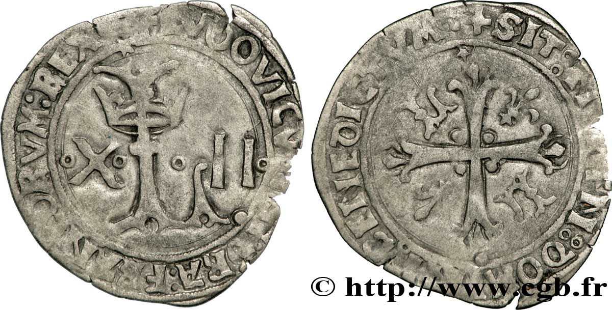 LOUIS XII, FATHER OF THE PEOPLE Dizain Ludovicus 03/02/1512 Lyon XF/VF