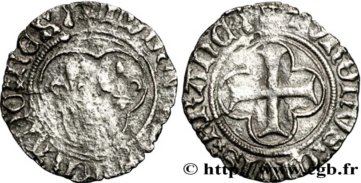 LOUIS XII, FATHER OF THE PEOPLE Denier tournois n.d. Châlons-en-Champagne VF/XF