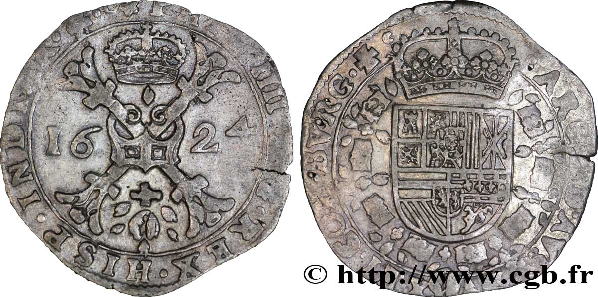 COUNTRY OF BURGUNDY - PHILIPPE IV OF SPAIN Patagon SS