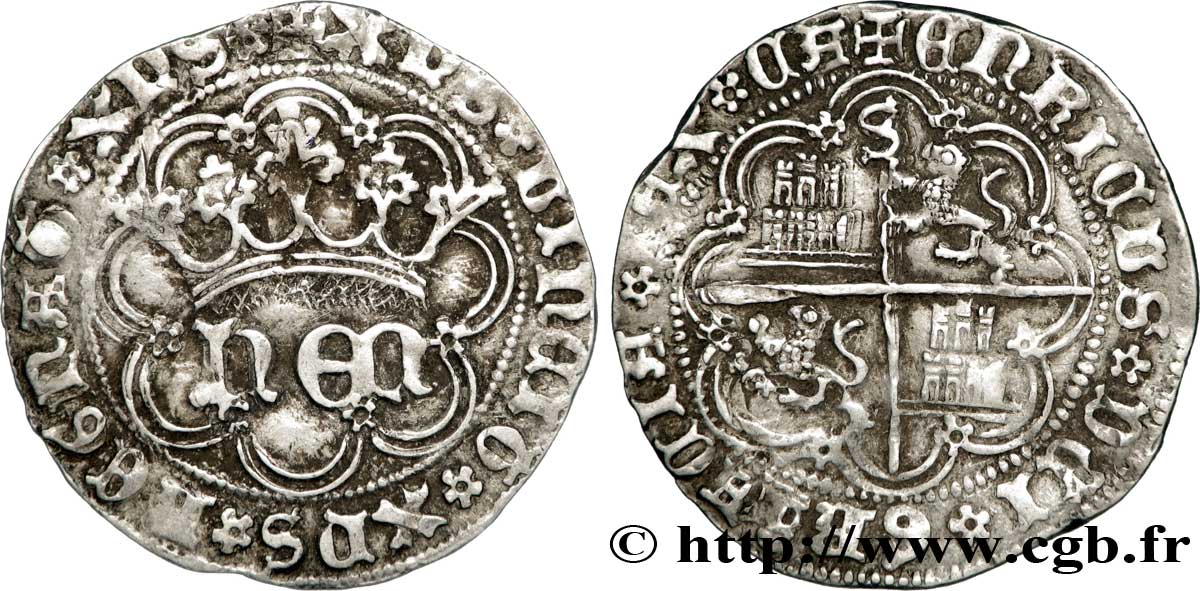 SPAIN - KINGDOM OF SPAIN - HENRY IV Réal n.d. Séville XF