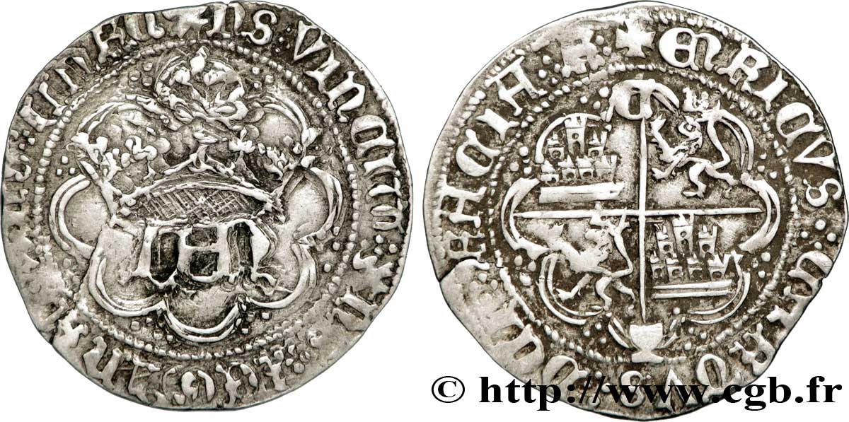 SPAIN - KINGDOM OF SPAIN - HENRY IV Réal n.d. Cuenca XF