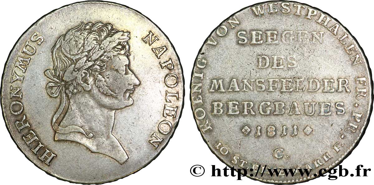 Thaler des mines, 1er type 1811 Clausthal VG.1963  S 