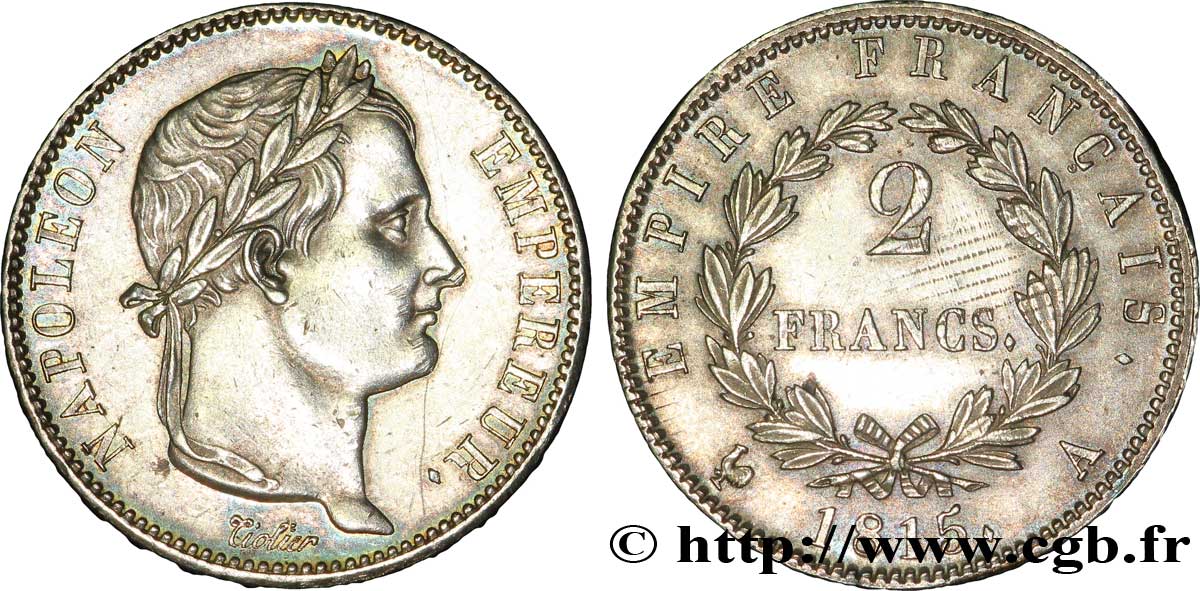 2 francs Cent-Jours 1815 Paris F.256/1 EBC 