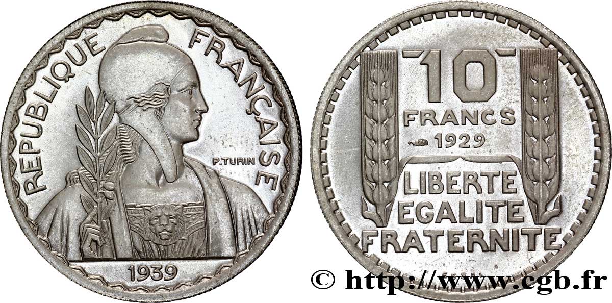 Préparation de la 10 francs Pétain, moyen module, 25 mm, 8 g - Essai n.d.  Maz.2606 e MS 