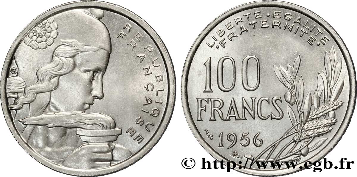 100 francs Cochet 1956  F.450/8 SUP 