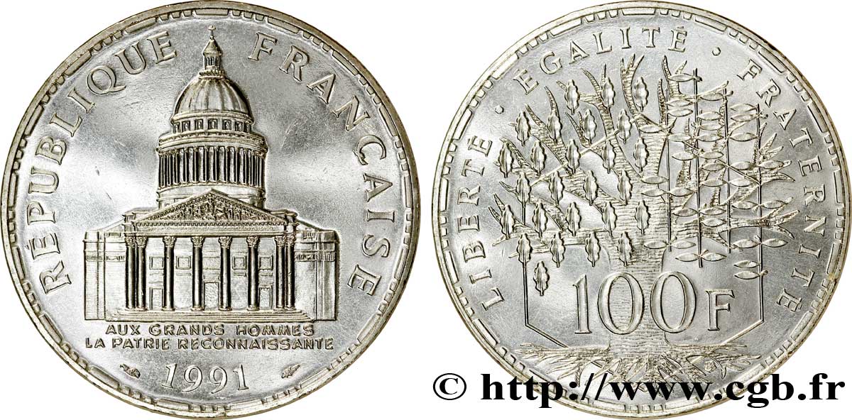 100 francs Panthéon 1991 Pessac F.451/11 MS 