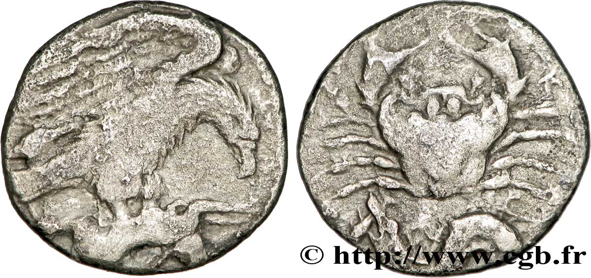 SICILIA - AGRIGENTUM Hemidrachme VF