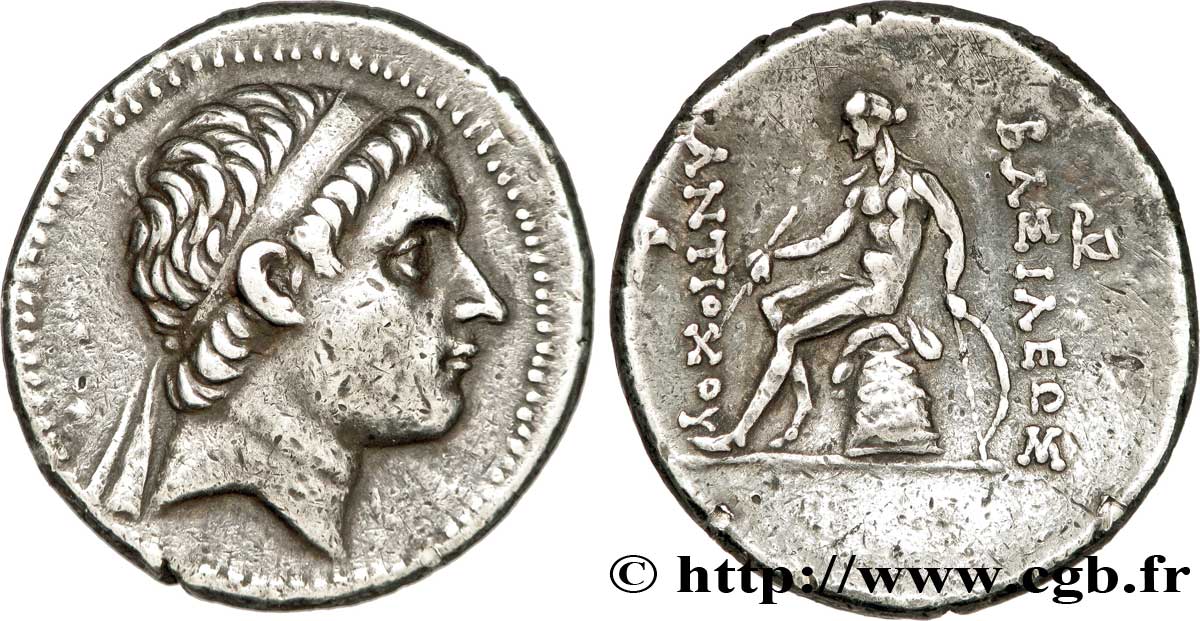 SYRIA - SELEUKID KINGDOM - ANTIOCHUS III THE GREAT Tétradrachme AU/AU