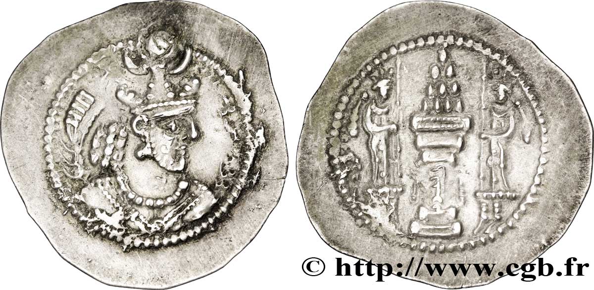 SASANIDES - REGNO DI SASANIDES - YAZDGARD II Drachme q.SPL