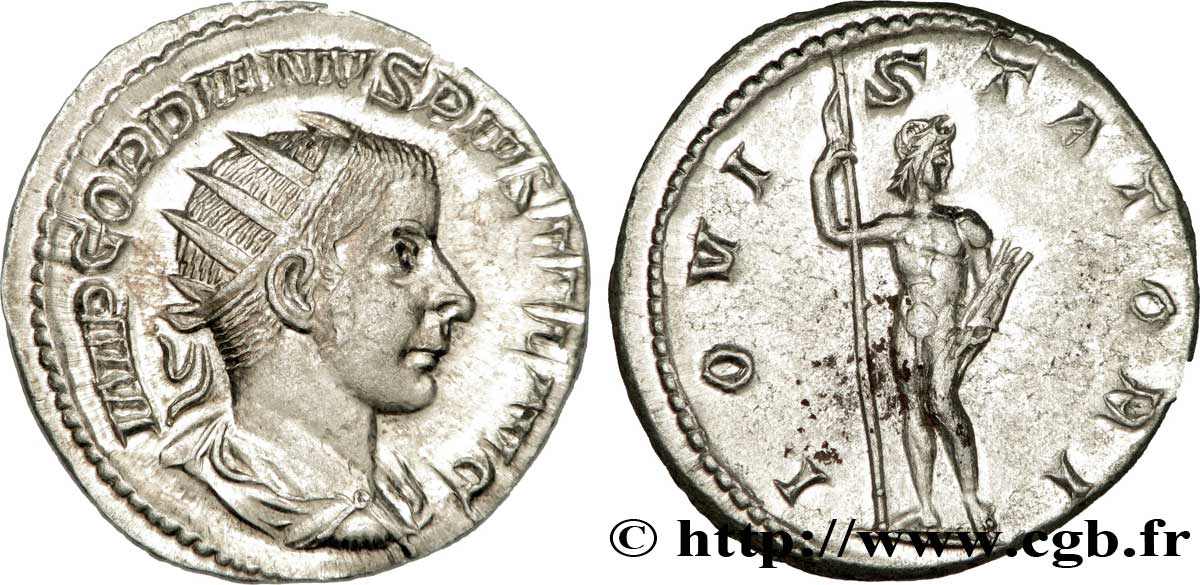 GORDIEN III Antoninien FDC