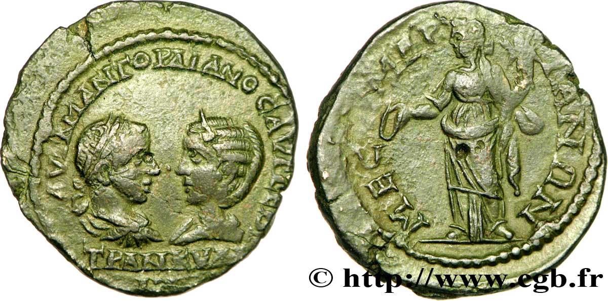 GORDIANO III e TRANQUILLINA Tetrassaria AU