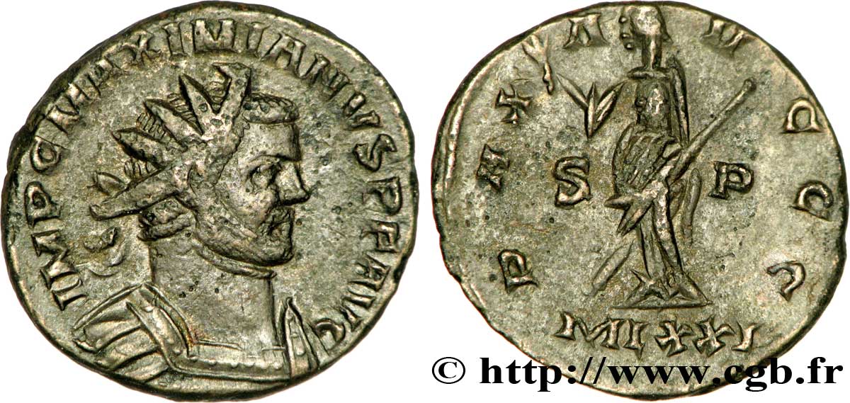 CARAUSIUS pour DIOCLÉTIEN et MAXIMIEN Aurelianus SUP