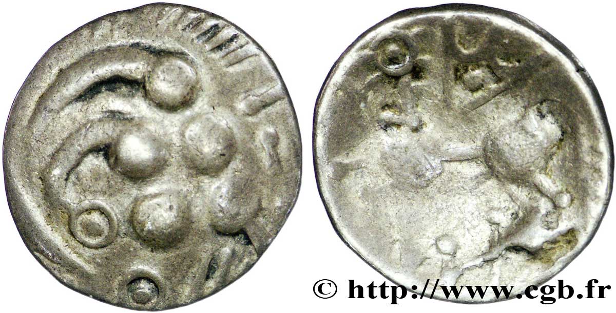 ELUSATES (Area of the Gers) Drachme “au cheval” XF/VF