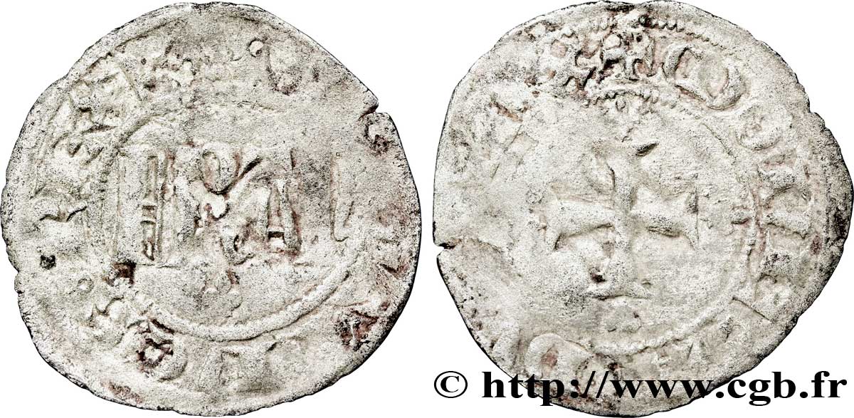 GIOVANNI II  THE GOOD  Double parisis, 1er type n.d.  XF/VF
