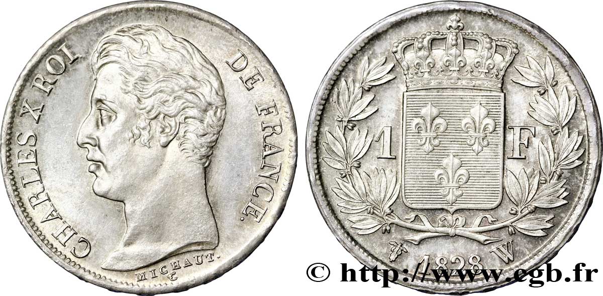 1 franc Charles X 1828 Lille F.207/48 SC 