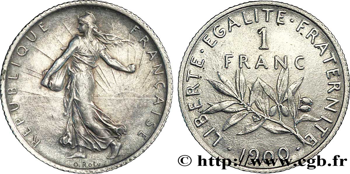 1 franc Semeuse 1900 Paris F.217/4 SUP 