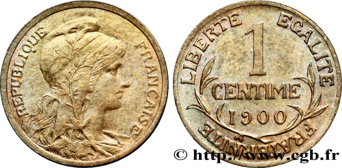 1 centime Daniel-Dupuis 1900  F.105/4 EBC 