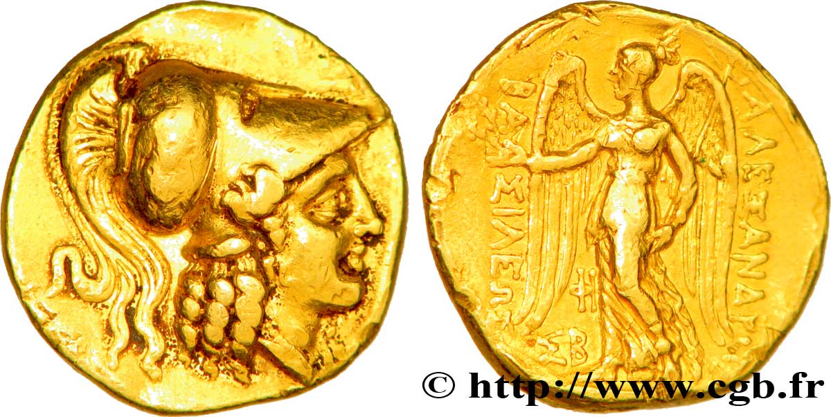MACEDONIA - MACEDONIAN KINGDOM - ALEXANDER III THE GREAT Statère d’or XF