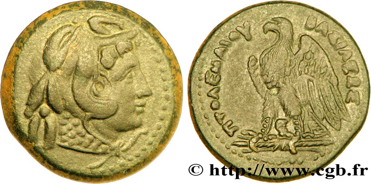 EGYPT - LAGID OR PTOLEMAIC KINGDOM - PTOLEMY IV PHILOPATOR Dichalque, (MB, Æ 25) AU