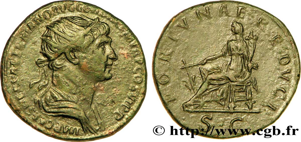 TRAJAN Dupondius, (MB, Æ 26) TTB+