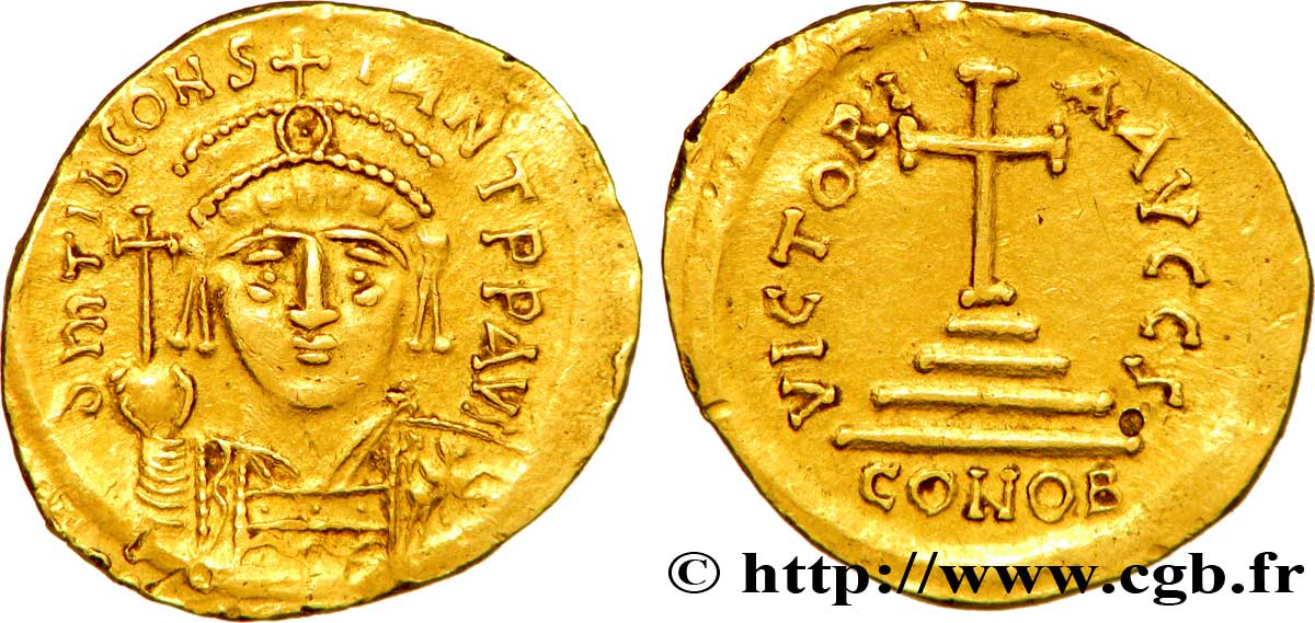 TIBERIUS II CONSTANTINE Solidus AU