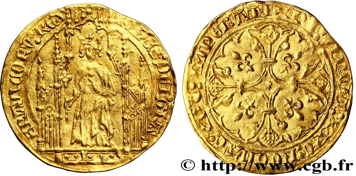 GIOVANNI II  THE GOOD  Royal d or n.d.  XF