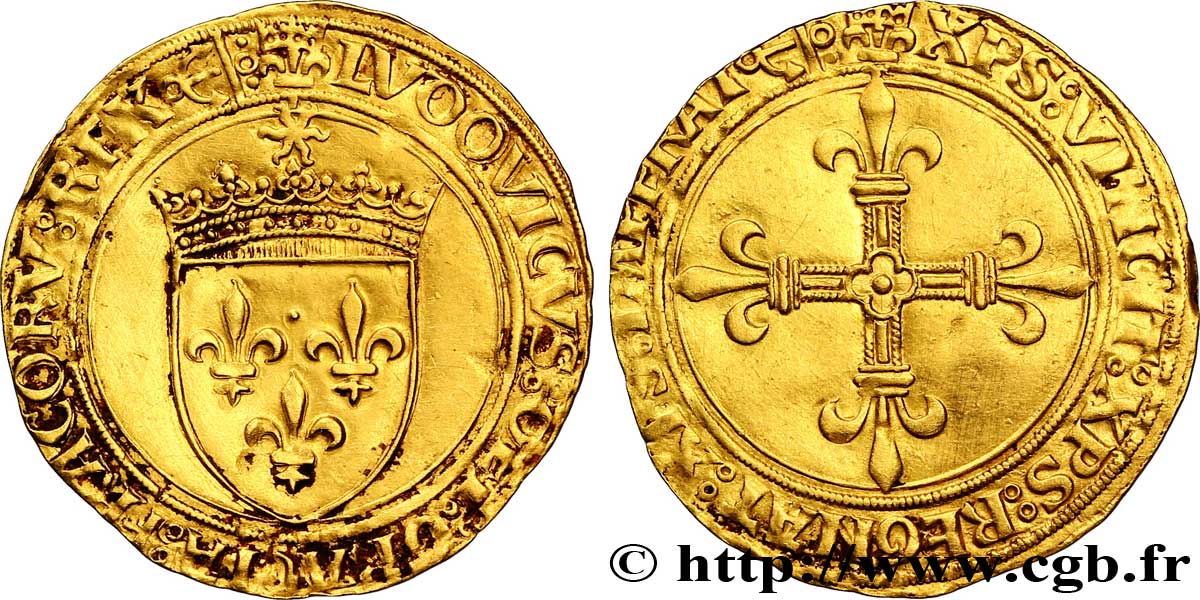 LOUIS XII  Écu d or au soleil n.d. Bayonne fSS