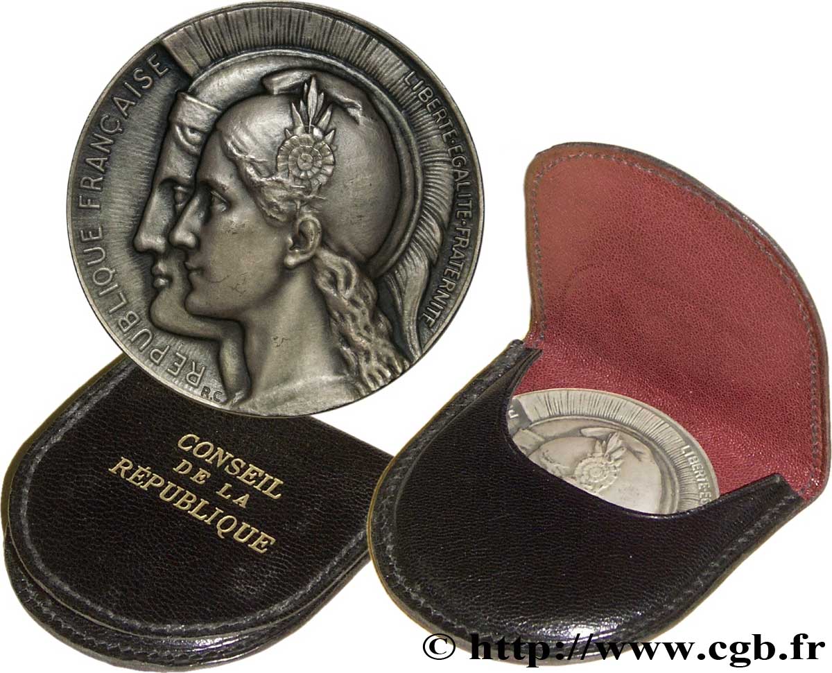 QUARTA REPUBBLICA FRANCESE Médaille du Conseil de la République XF
