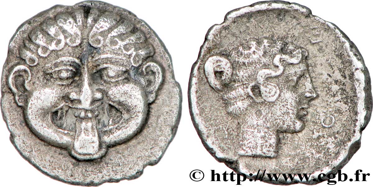 MAKEDONIEN - NEAPOLIS Hemidrachme fVZ/SS