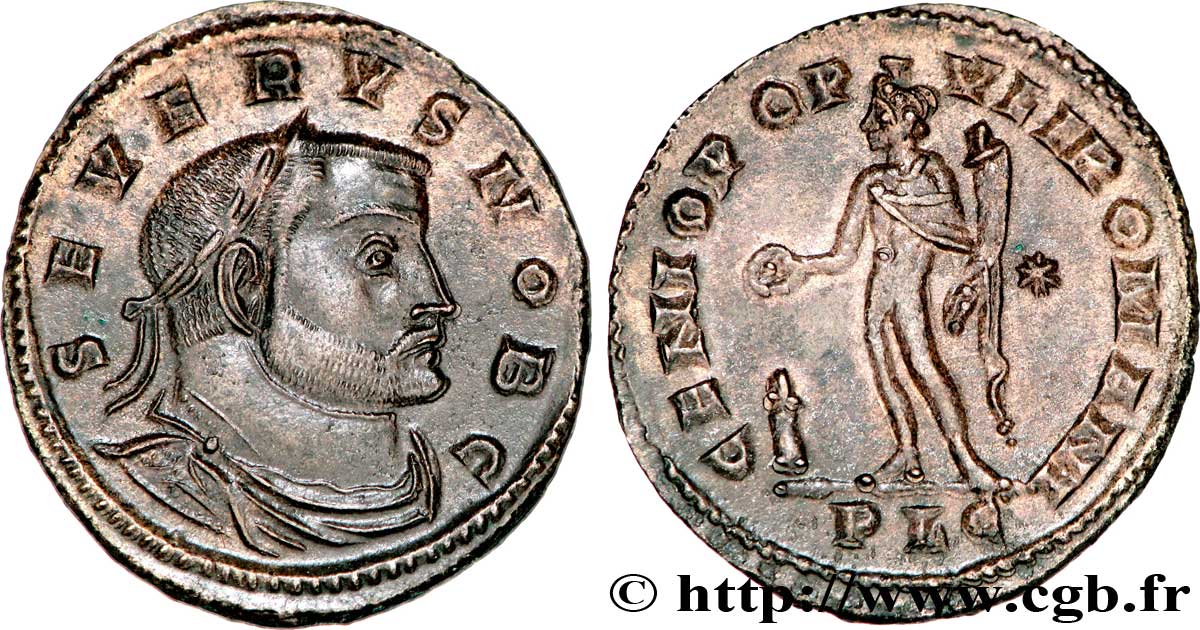 SEVERUS II Follis ou nummus fST/VZ