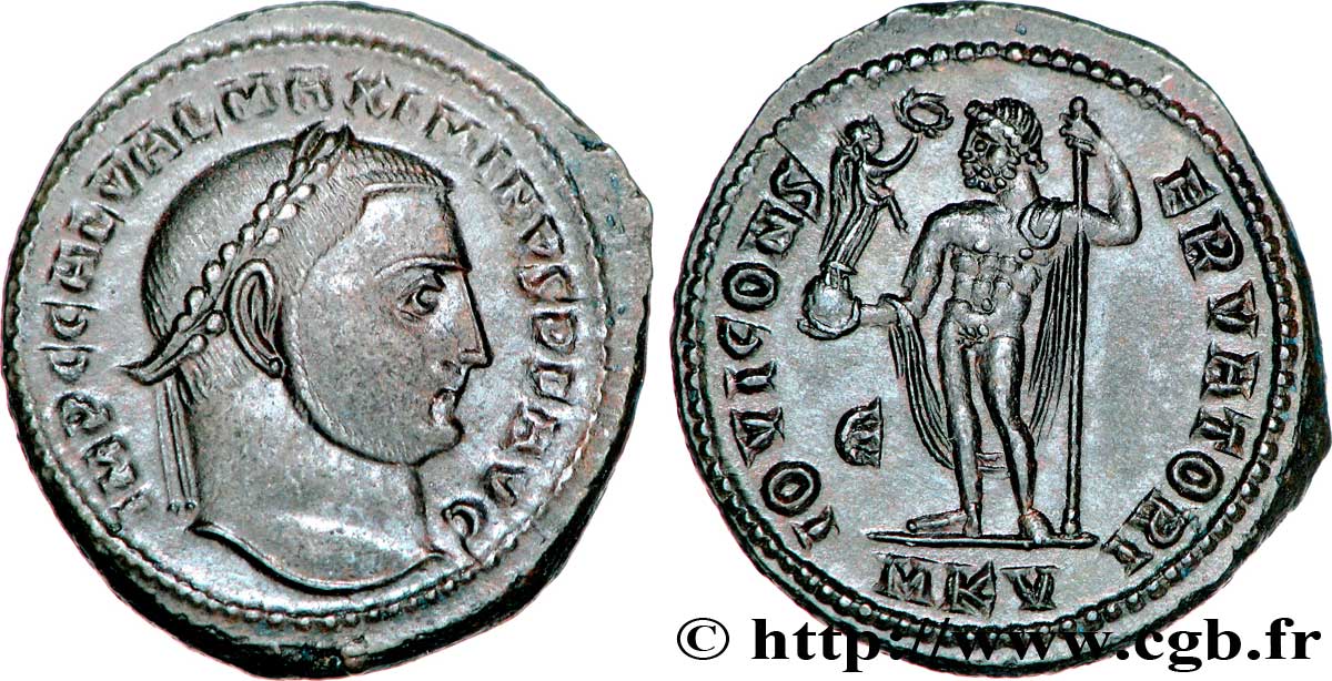 MAXIMIN II DAIA Follis ou nummus FDC