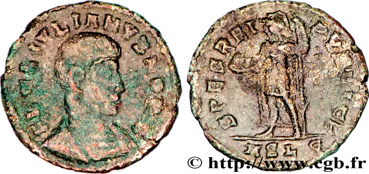 IULIANUS II DER PHILOSOPH Maiorina réduite, (PB, Æ 3) SS/fVZ