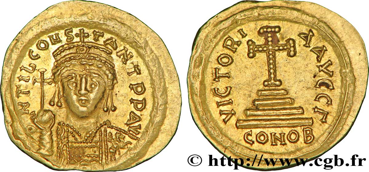 TIBERIUS II CONSTANTINUS Solidus ST
