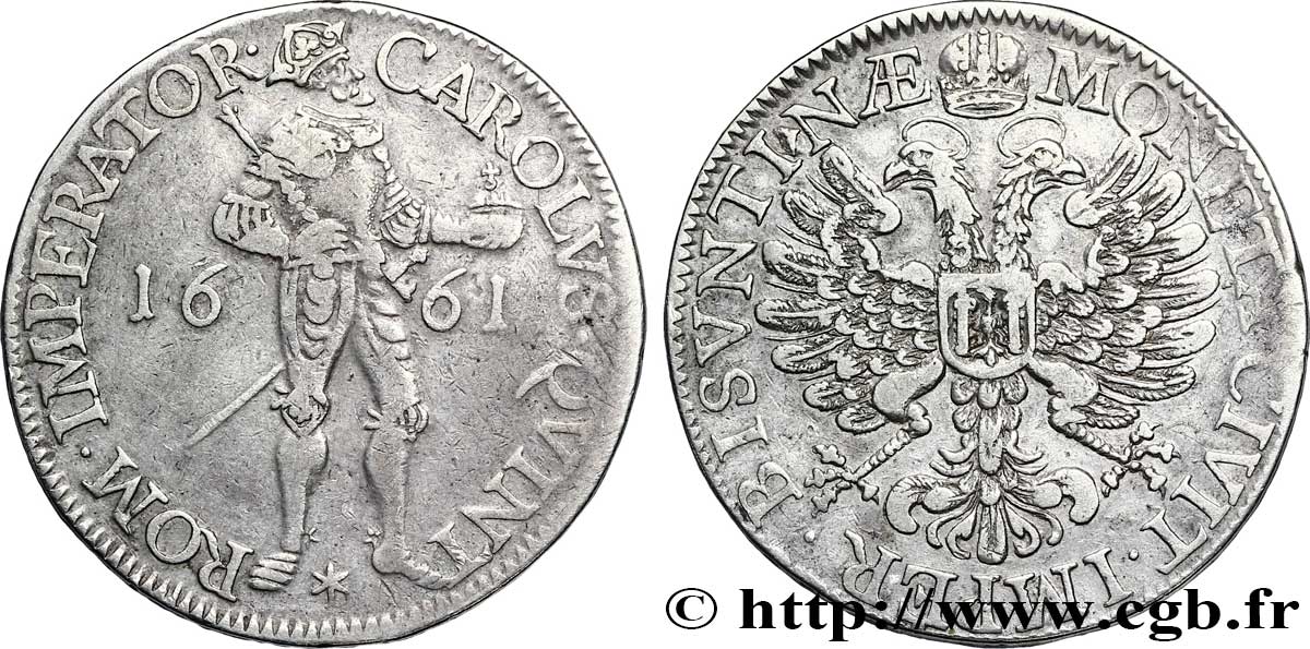 TOWN OF BESANCON - COINAGE STRUCK AT THE NAME OF CHARLES V Daldre fSS/SS