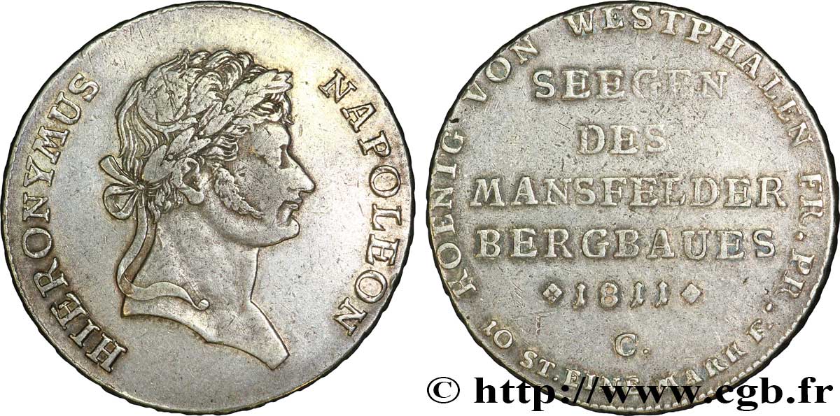 Thaler des mines, 1er type 1811 Clausthal VG.1963  S 