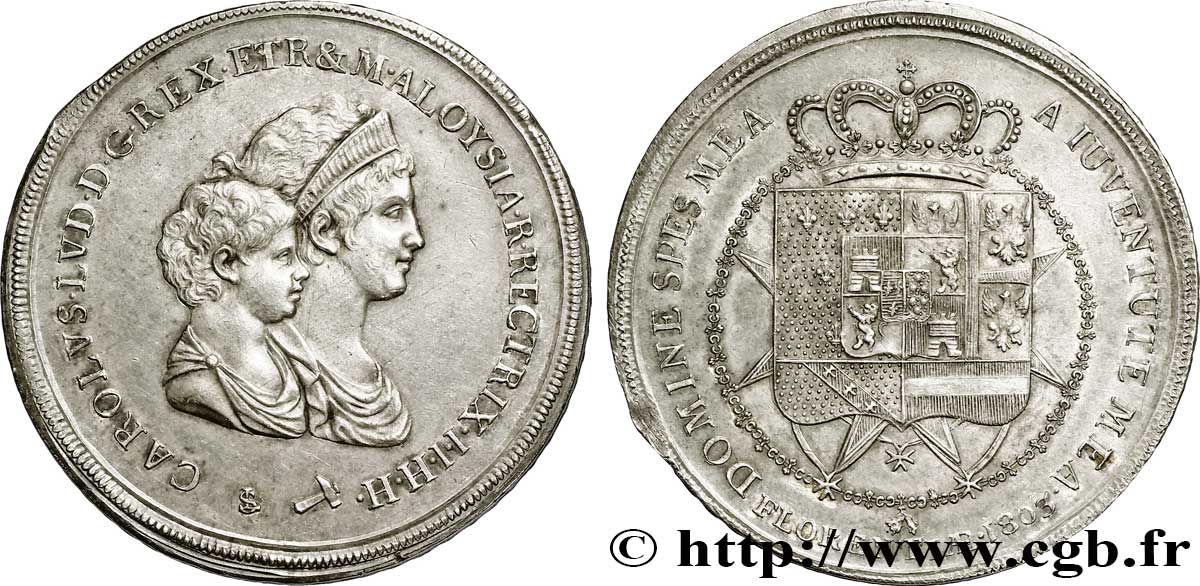 Dena de 10 lire, 1er type 1803 Florence VG.933  SPL 