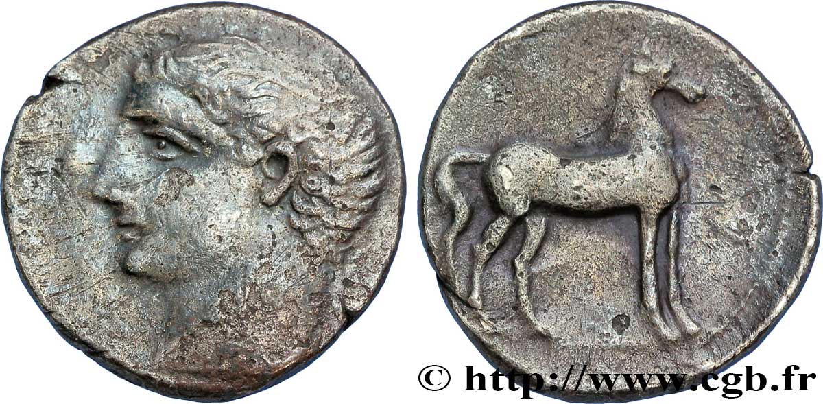 SPAGNA - HISPANO-PUNICHE - CARTHAGO NOVA Demi-shekel AU