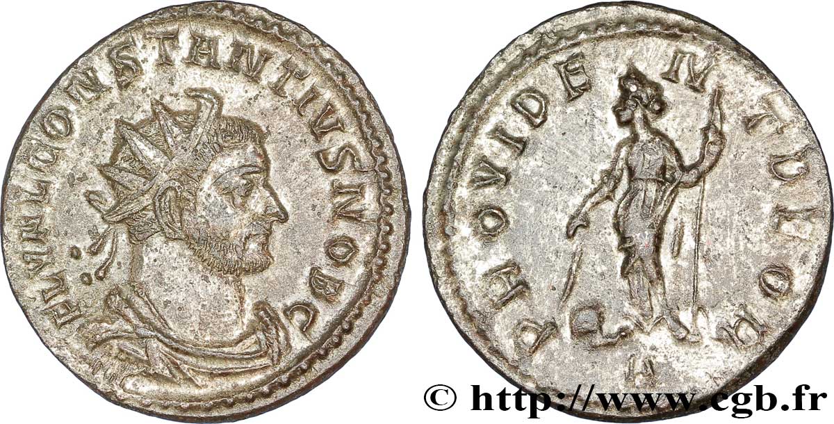 CONSTANTIUS I Aurelianus MS/AU
