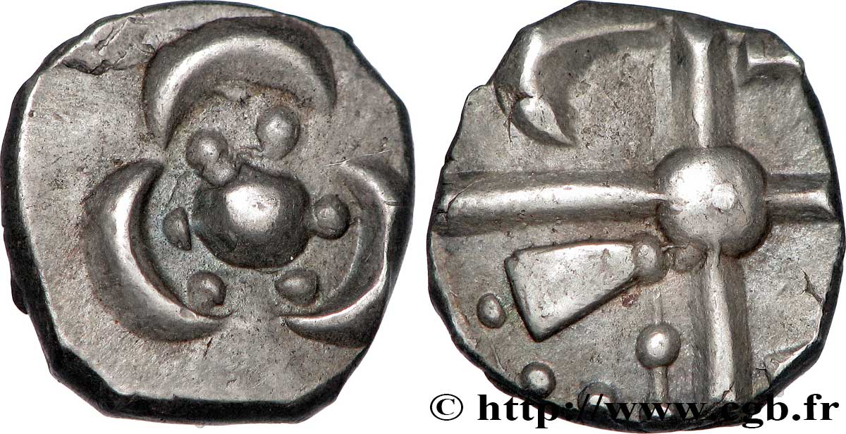 GALLIA - SUODESTE DE LA GALLIA - SOTIATES (Región de Sos) Drachme trilobée, S. 368 EBC