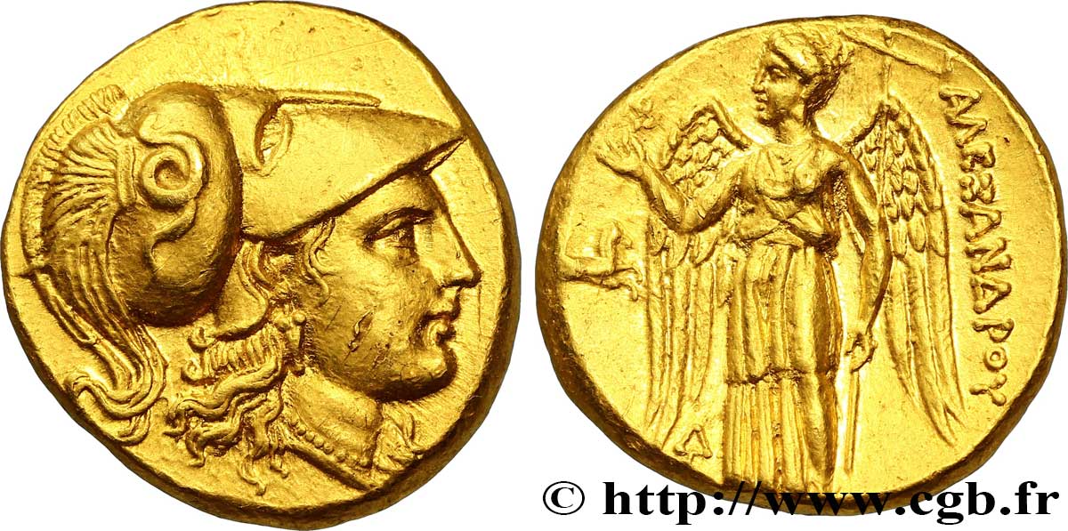 MACEDONIA - MACEDONIAN KINGDOM - ALEXANDER III THE GREAT Statère d or MS