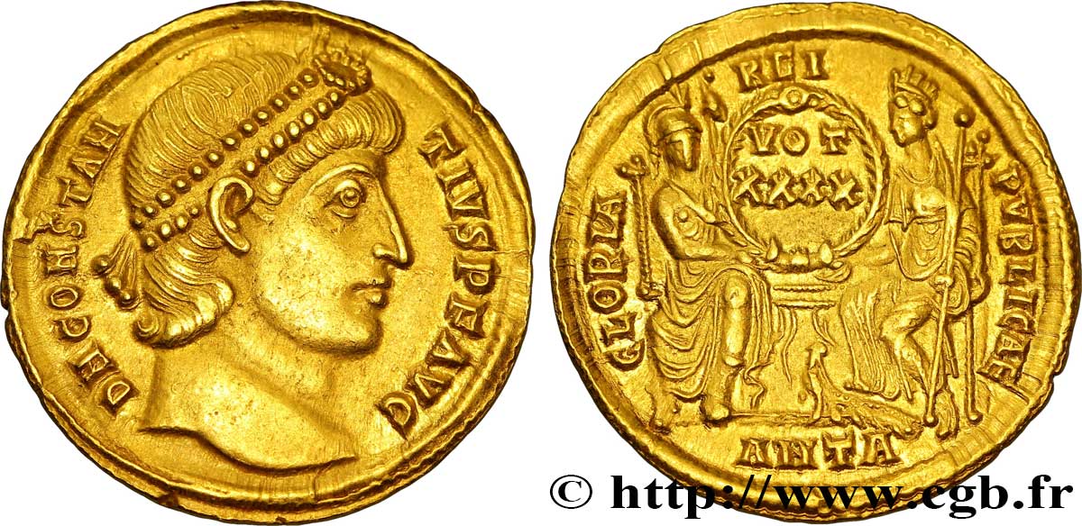 CONSTANTIUS II Solidus fST/VZ